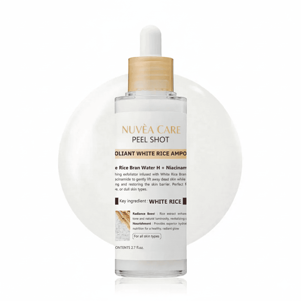 Nuvêa Care : Peel Shot Glow Rice Ampoule Duo - Nuvea care
