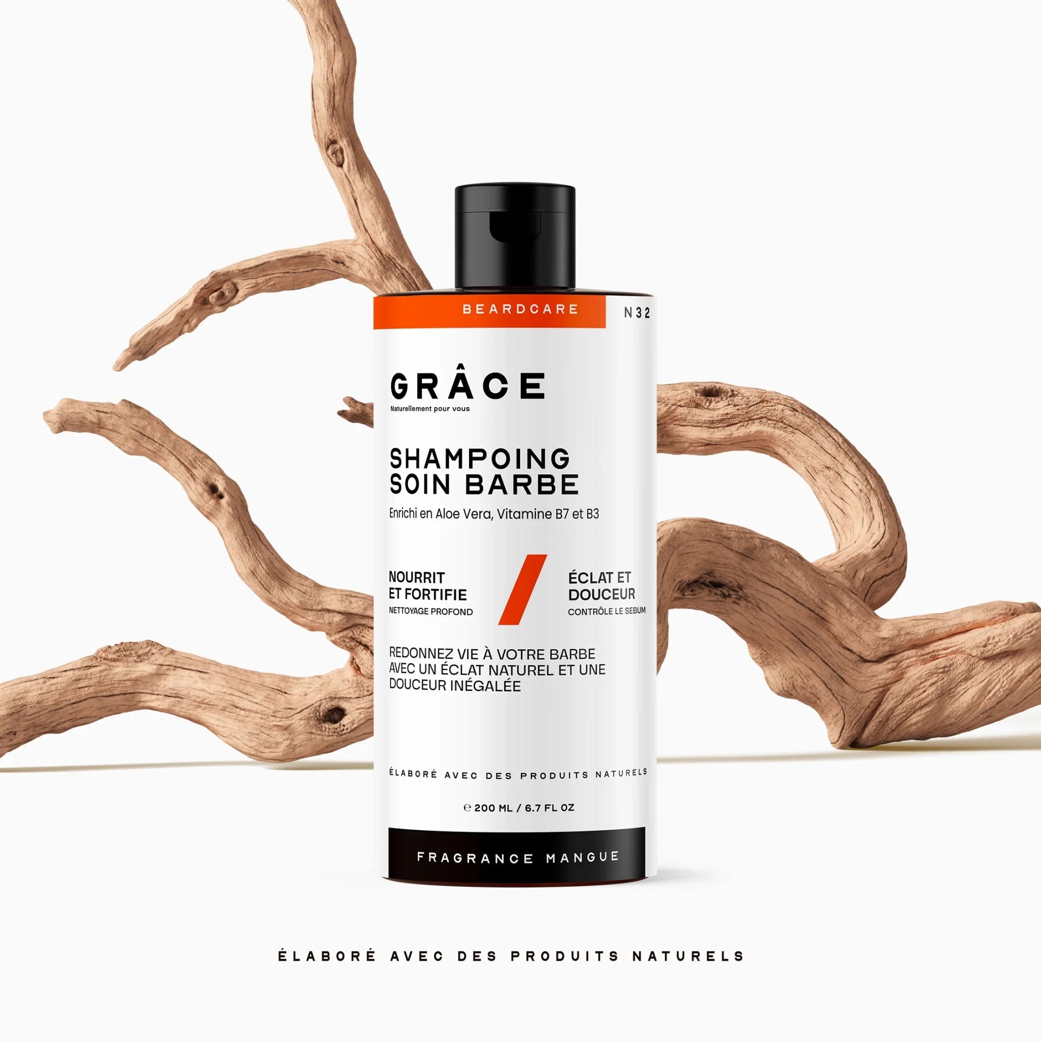 Shampoing soin à barbe mangue - Aya Cosmetique