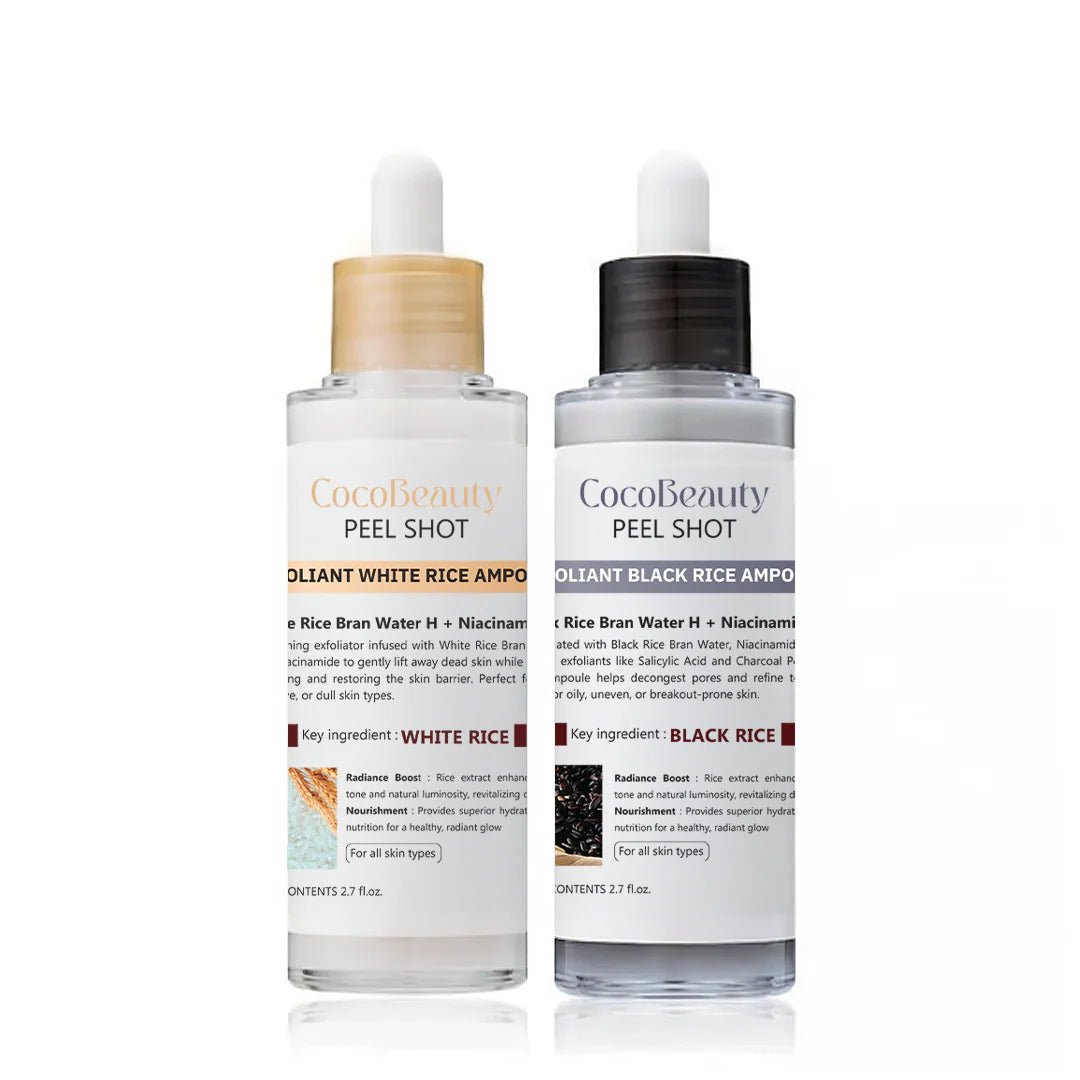 Nuvêa Care : Peel Shot Glow Rice Ampoule Duo - Nuvea care